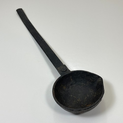Vintage cast iron lead pouring - cast,