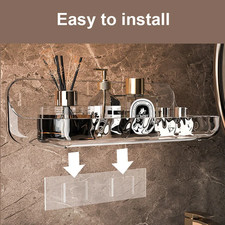 Acrylic Bathroom Shelf No