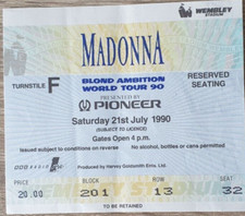 Madonna Blond Ambition world