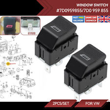 2PCS For VW T4 Transporter Electric Window Switch Power Control Button 7D0959855