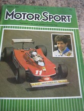 MOTOR SPORT MAGAZINE OCT 1979