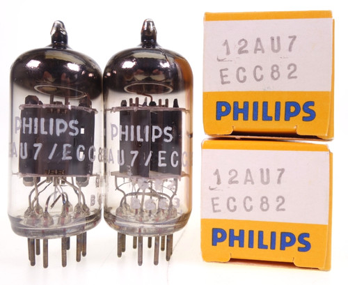 Ecc82 12au7 philips - 2x, =