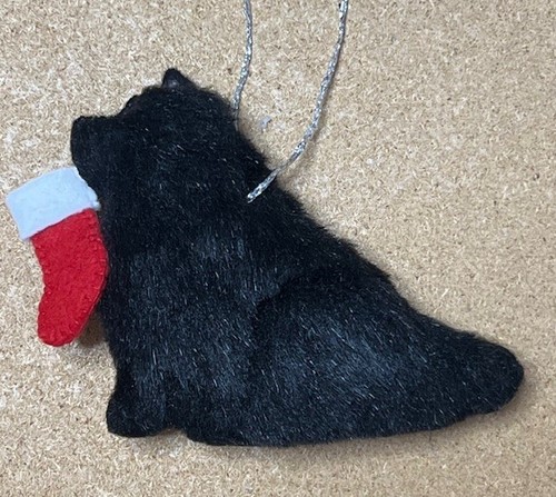 Black chow with - chow, christmas