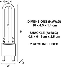 Master Lock 1950EURD Key