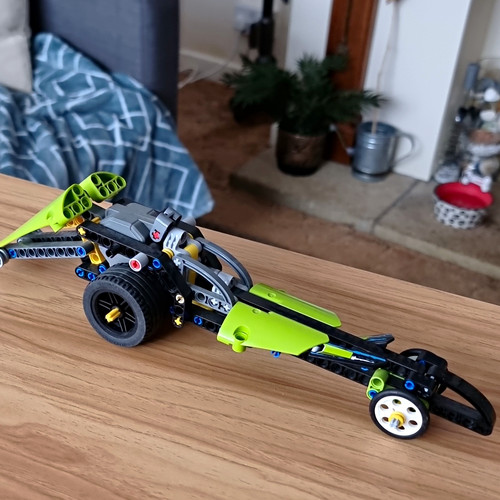 Lego technic dragster car - lego,