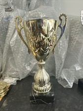 Gold Trophy Cup  26cm - FREE