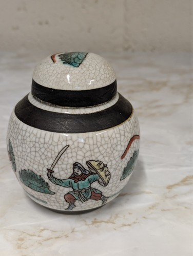 Vintage hand painted chinese - painted,