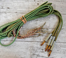 4 x Vintage Patch Test Leads