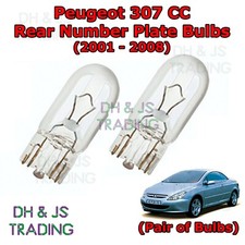 For Peugeot 307 CC Rear Number