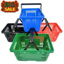 New Plastic Shopping Basket with handles Plastic Shopping Basket - 22L And 28L