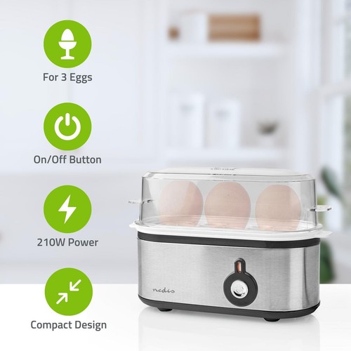 Compact electric egg cooker - egg,