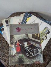 MG Magnette Z Car Sales Brochure 1958 #H.5670 & More Vintage Collectable