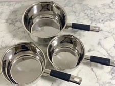 Vinod Stainless Steel  Non Stick Milk Pan Saucepan Double Pour Insulated Handle