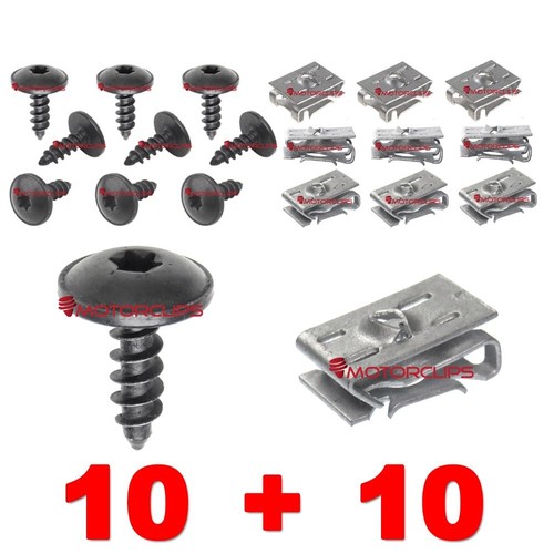 Undertray screws clamps - undertray,