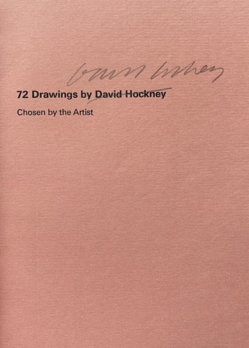 David hockney signed page - david,
