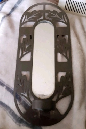 Vintage ornate brown metal - vintage,