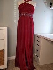 R & M Richards Red Beaded Maxi