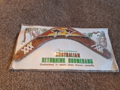 Australian returning boomerang - returning,