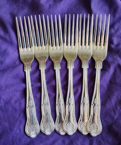 Viners stainless forks - 6, x