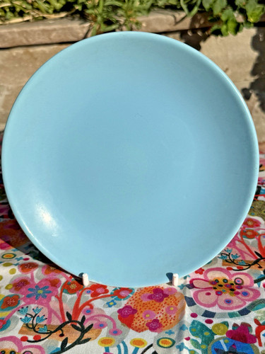Plain pale blue ridgeway - plain,