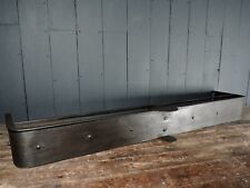Large Antique Victorian Steel Cottage Cooking Range Fireplace Fender (BX 768)