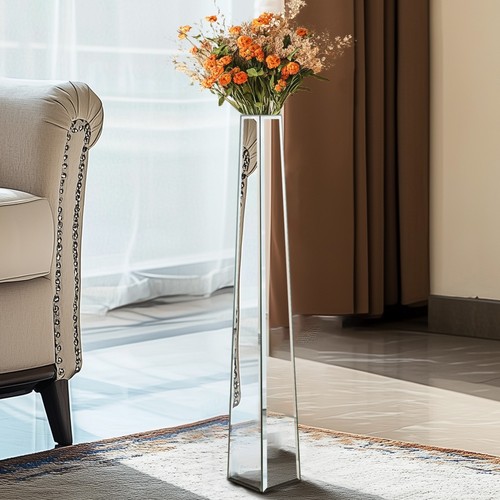 Elegant tall floor vase mirror - tall,