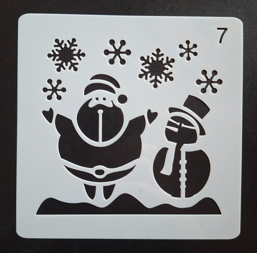 Christmas stencil 13cm - christmas,