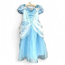 Disney Fancy Princess Dresses For Girls Frozen blue Dresses Maxi Gown