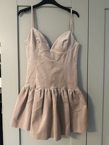 Light blush velvet dress - blush,