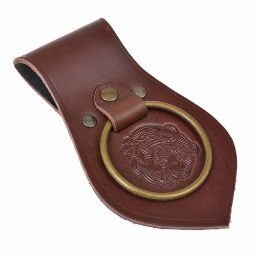Viking dragon embossed frog - embossed,