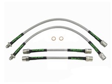 VW GOLF GTI MK1 MK2 1.1 - 1.8 STAINLESS STEEL BRAIDED BRAKE LINES HOSES PIPES UE