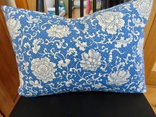 LAURA ASHLEY  Beautiful Vintage   20 x 14”  China Blue Cushion Cover D-Sided Zip