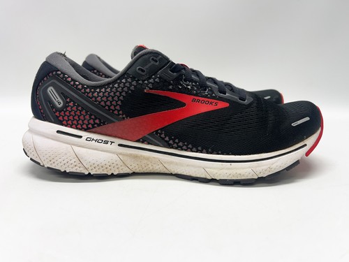 Brooks ghost black red - brooks,
