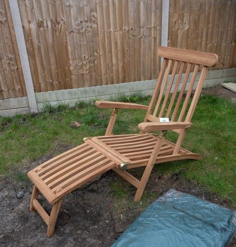 Teak garden steamer - teak,