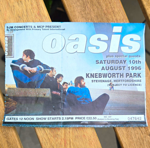 Oasis original knebworth park - oasis,