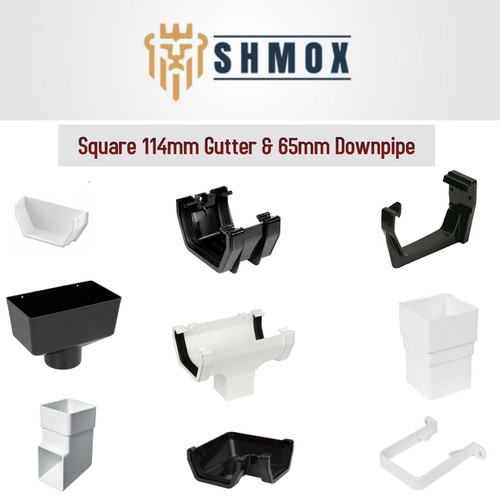 Square guttering 114mm - square,