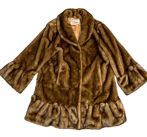 Vintage divine faux mink - faux,