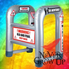 Large Inflatable Fun Zimmer/Walking Frame Novelty Party Blow Up