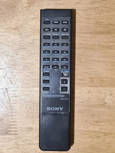 Sony s171 audio system - sony, rm-s171