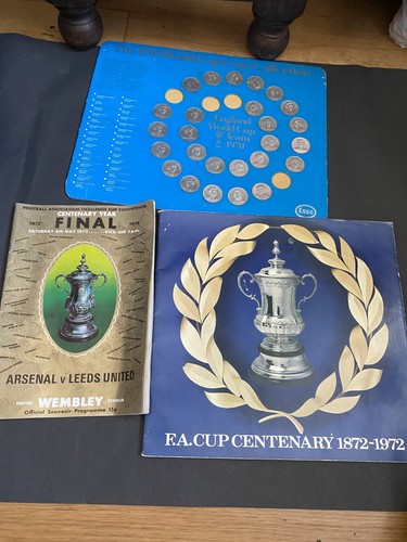 Vintage football joblot 1970 - vintage,