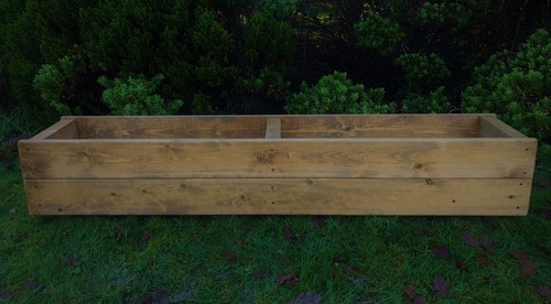 Garden planter wooden trough - wooden,