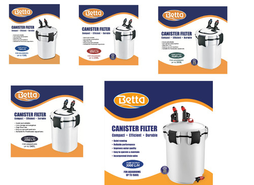 Betta choice external canister - choice,
