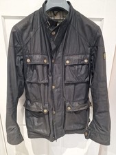 Belstaff Roadmaster Black Large 25 YEARS OLD 22.5 inch P2P