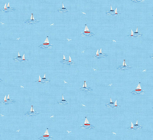 Makower nautical little sail - nautical,