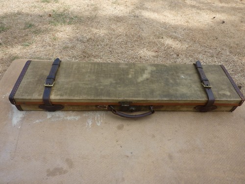 Antique gun case canvas - antique,
