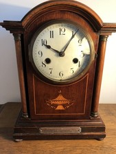 Antique 8 Day Striking Inlaid