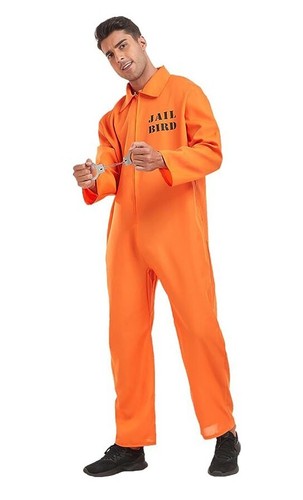 Adults jail bird - jail, orange