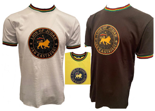 Rasta lion judah tshirt - lion,
