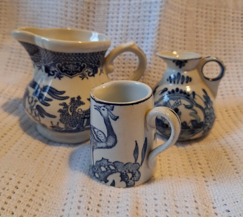 Antique blue and white - , delft