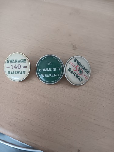 Swanage railway badges - swanage,